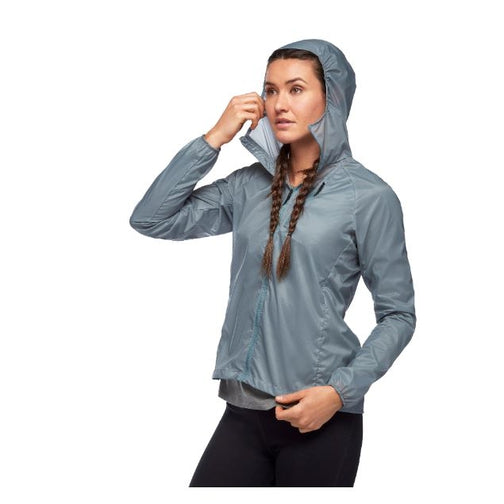 Black Diamond Distance Wind Shell - Women's-[SKU]-Blue Ash-X-Small-Alpine Start Outfitters