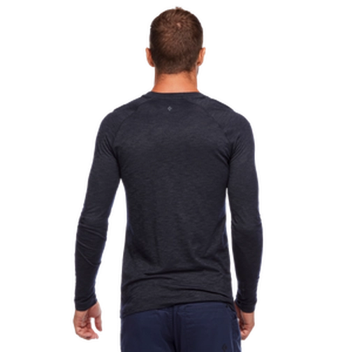 Black Diamond LS Rhythm Tee - Men's-[SKU]-Black-Small-Alpine Start Outfitters