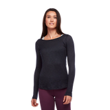 Black Diamond LS Rhythm Tee - Women's-[SKU]-Black-Small-Alpine Start Outfitters