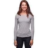 Black Diamond LS Rhythm Tee - Women's-[SKU]-Black-X-Small-Alpine Start Outfitters