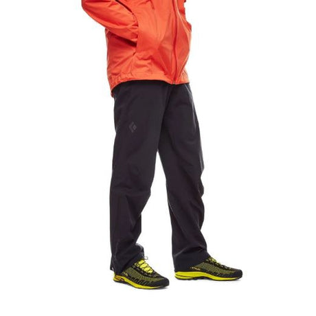 Black Diamond Stormline Stretch Full Zip Rain Pants - Men's-[SKU]-Black-Small-Alpine Start Outfitters