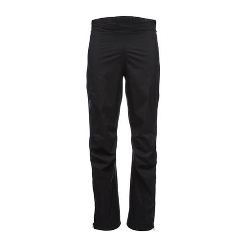 Black Diamond Stormline Stretch Full Zip Rain Pants - Men's-[SKU]-Black-Small-Alpine Start Outfitters