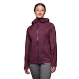 Black Diamond Stormline Stretch Rain Shell - Women's-[SKU]-Blackberry-X-Small-Alpine Start Outfitters