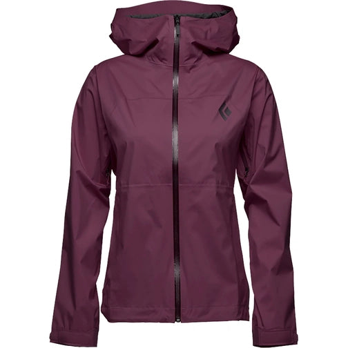 Black Diamond Stormline Stretch Rain Shell - Women's-[SKU]-Ink Blue-X-Small-Alpine Start Outfitters