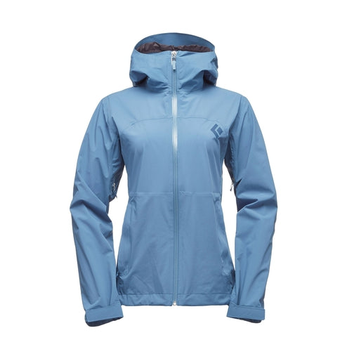 Black Diamond Stormline Stretch Rain Shell - Women's-[SKU]-Ink Blue-X-Small-Alpine Start Outfitters