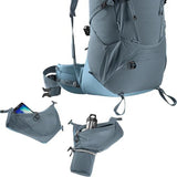 Deuter Aircontact Core 60+10 Backpack-[SKU]-Graphite-Shale-Alpine Start Outfitters