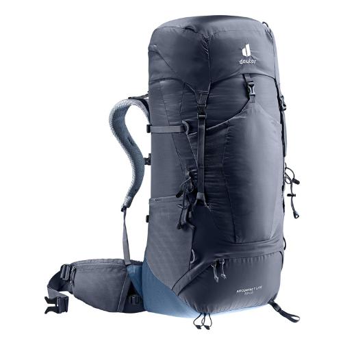 Deuter Aircontact Lite 50+10 Backpack-[SKU]-Black-marine-Alpine Start Outfitters