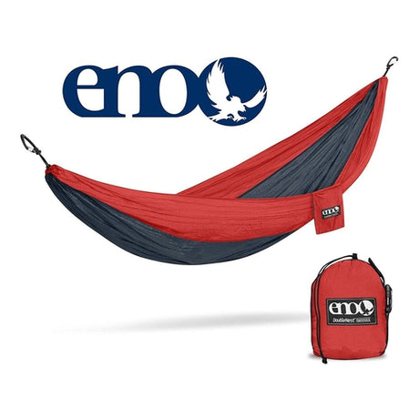 ENO DoubleNest Hammock (Past Season)-[SKU]-Black/Maroon-Alpine Start Outfitters