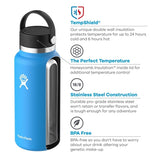 Hydro Flask 32 oz Wide Mouth with Flex Cap-[SKU]-Carnation-Alpine Start Outfitters