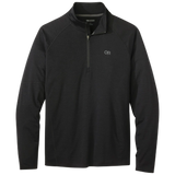 Outdoor Research Alpine Onset Merino Quarter Zip - Men's-[SKU]-Charcoal Heather-Small-Alpine Start Outfitters