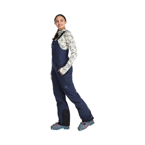 Outdoor Research Carbide Bibs - Women's-[SKU]-Navy-X-Small-Alpine Start Outfitters