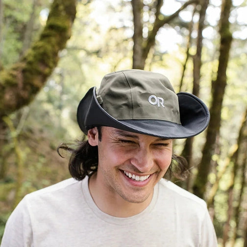Outdoor Research - Seattle Rain Hat-[SKU]-Slate/Black-Small-Alpine Start Outfitters