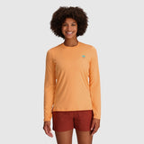 Outdoor Research Spectrum Sun L/S T Shirt - Women's-[SKU]-Orange Fizz-X-Small-Alpine Start Outfitters
