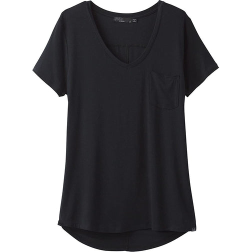 Prana Foundation Short Sleeve V-Neck Top - Women's-[SKU]-Batik Heather-Large-Alpine Start Outfitters