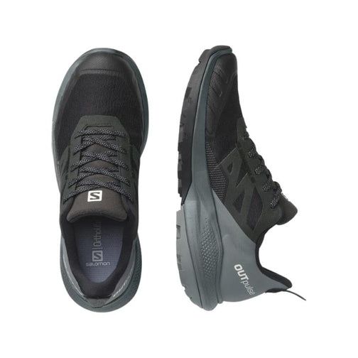 Salomon - Women's Outpulse Gore-Tex Hiking Shoes-[SKU]-5.5-Black/StoWea/Vanila-Alpine Start Outfitters