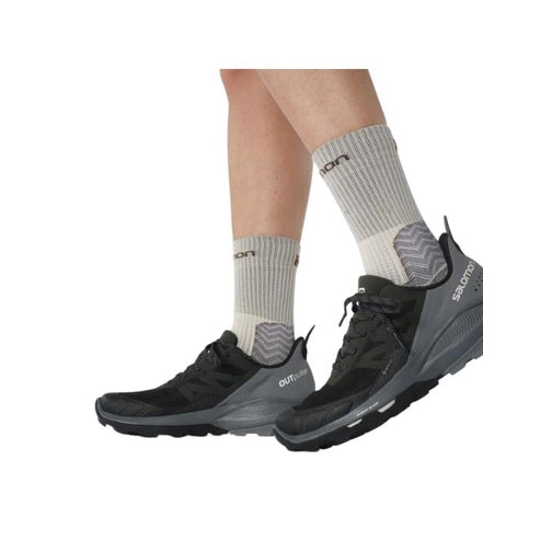 Salomon - Women's Outpulse Gore-Tex Hiking Shoes-[SKU]-5.5-Black/StoWea/Vanila-Alpine Start Outfitters