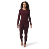Smartwool Classic Thermal Merino Base Layer Crew - Women's-[SKU]-Black Cherry Heat-X-Small-Alpine Start Outfitters