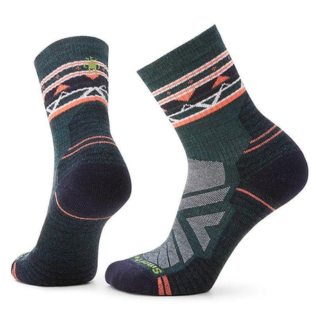 Smartwool Hike Light Cushion Zig Zag Valley Mid Crew Socks - Women's-[SKU]-Twilight Blue-Small-Alpine Start Outfitters