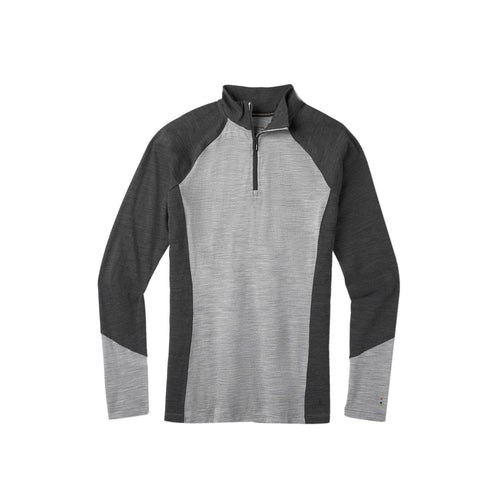 Smartwool Merino 150 Baselayer Colourblock 1/4 Zip - Women's-[SKU]-Light Grey Heather-Medium-Alpine Start Outfitters