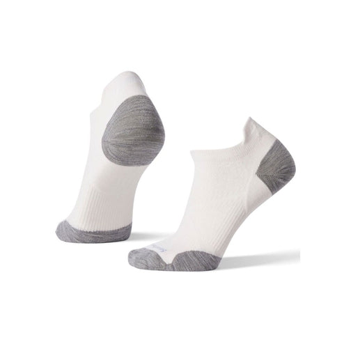 Smartwool PhD Run Ultra Light Micro Socks - Women's-[SKU]-White/Light Grey-Small-Alpine Start Outfitters