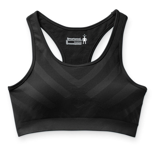 Smartwool PhD Seamless Racerback Bra - Women's-[SKU]-Black-X-Small-Alpine Start Outfitters