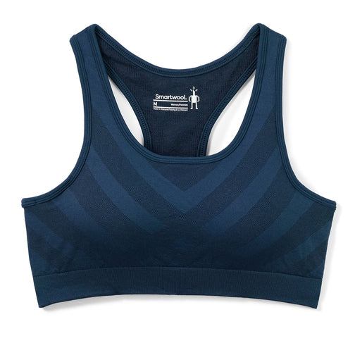 Smartwool PhD Seamless Racerback Bra - Women's-[SKU]-Twilight Blue-X-Small-Alpine Start Outfitters