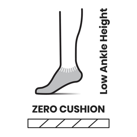 Smartwool Zero Cushion Run Ankle Socks - Unisex-[SKU]-Light Gray-Medium-Alpine Start Outfitters